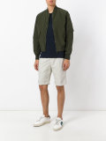 zipped bomber jacket 