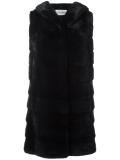 sleeveless hooded jacket