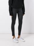 appliqué stripe leggings