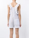 Sleeveless Crochet Ruffle Playsuit