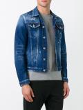 distressed jean jacket