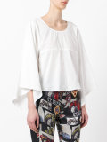 flared sleeves blouse 