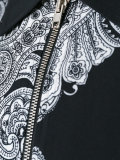 zipped bomber jacket