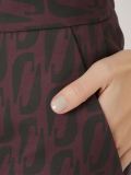 mid-rise straight trousers