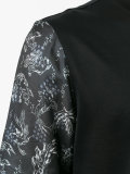 contrast sleeve T-shirt