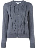 ruffled cardigan 