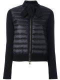 padded front tie collar jacket