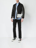 metallic shoulder bag