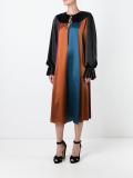 colour block shift dress