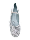 glitter strap ballerina shoes 