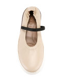 tonal sole ballerinas