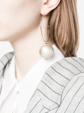 hoop pearl earrings 