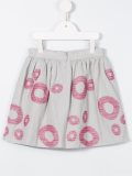 circle jacquard skirt