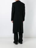 fringe trim long coat
