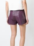 leather shorts