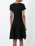 studded short sleeve dress