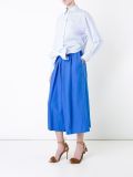 wide leg cropped trousers