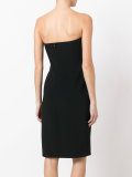Abito pleated bandeau dress
