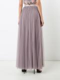 gathered long skirt