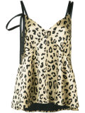 leopard print cami top