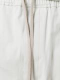 drop-crotch cropped trousers
