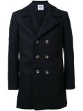 3D detail double breasted coat