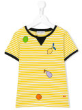 printed stripe T-shirt