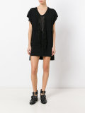 fringed mini dress