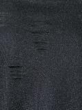 woven roll neck sweatshirt