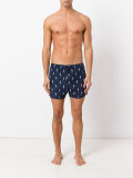 lightning bolt print swim shorts
