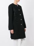 floral embroidered coat
