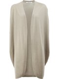 curved hem cardigan