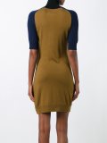 colour block knit dress