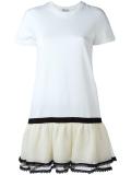 ruffled layered skirt dress