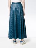 chevron print long skirt