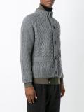 layered effect cardigan