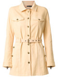 belted parka
