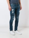 distressed skinny jeans 