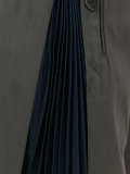 twill pleated shorts