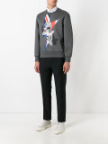 British rock band print sweatshirt
