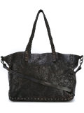stud-embellished tote