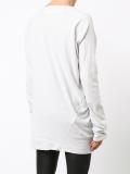 pilled long sleeved T-shirt
