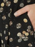 high waist printed trousers