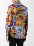 Patchwork print shirt 