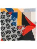 mix print scarf