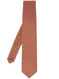 geometric print tie