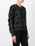 jacquard button down cardigan