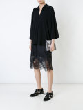 stretch oversized shirt