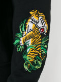 tiger embroidered sweatshirt