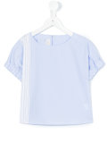 stripe short sleeve top